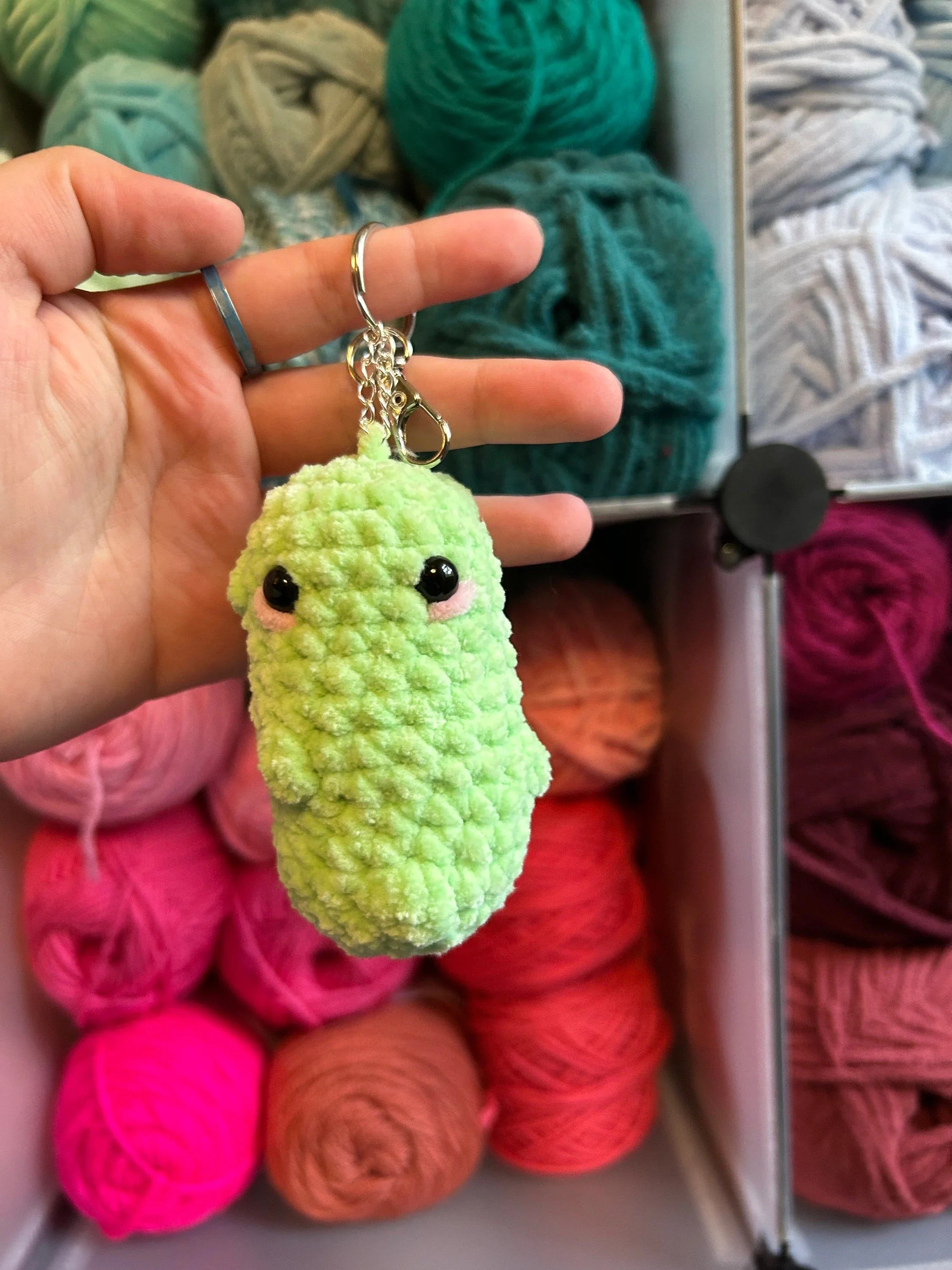 Pickle Keychains — Late Night Amigurumi